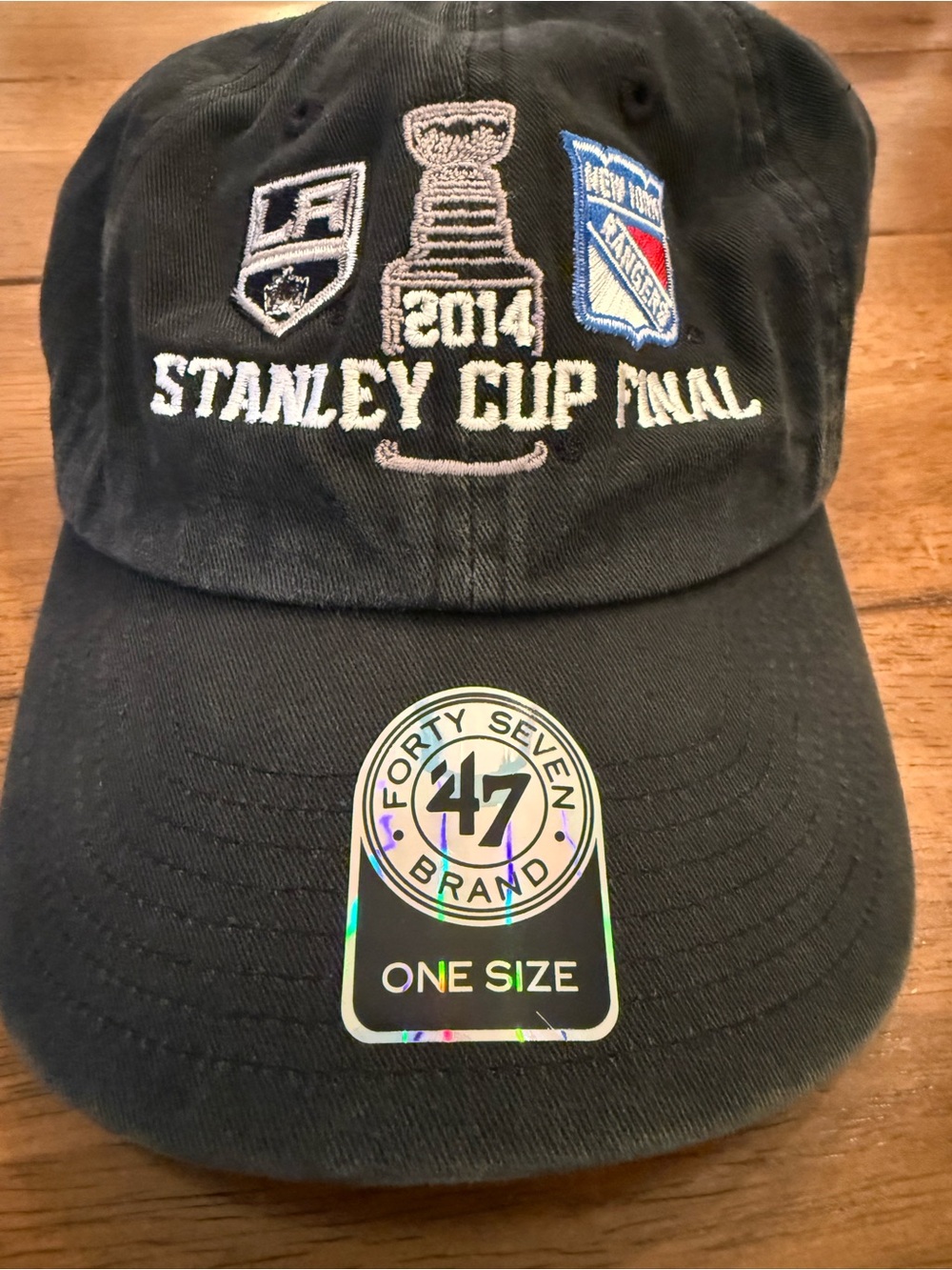 NWT '47 Brand 2014 Stanley Cup Final Hat LA Kings NY Rangers Hockey Cap